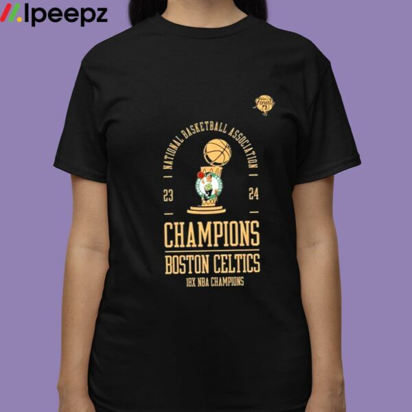 Boston Celtics 18 Time Finals Champions 2024 Locker Room Shirt