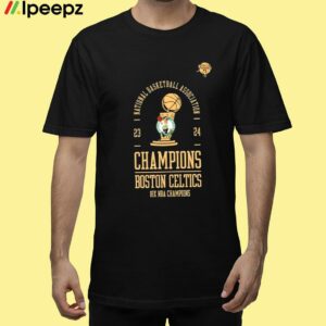 Boston Celtics 18 Time Finals Champions 2024 Locker Room Shirt