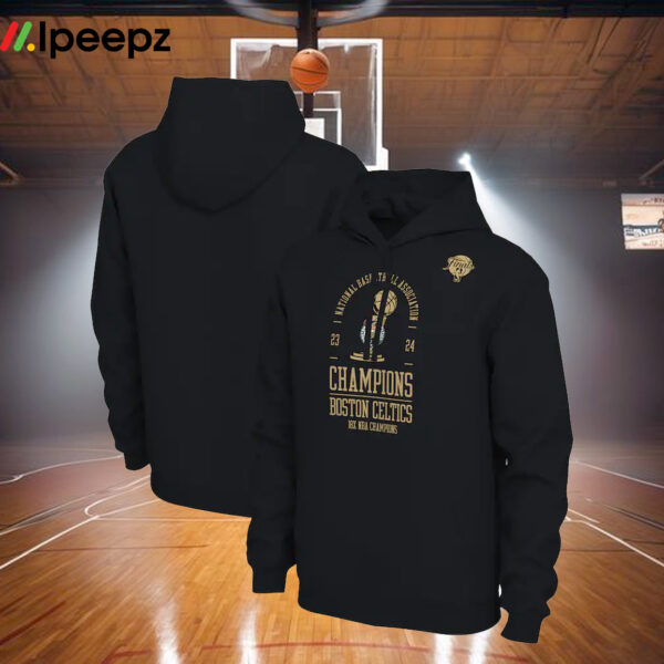 Boston Celtics 18 Time Finals Champions Locker Room Hoodie