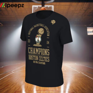 Boston Celtics 18 Time NBA Finals Champions Locker Room Shirt