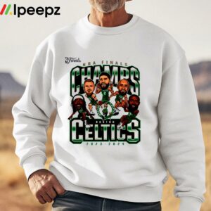 Boston Celtics 2024 Finals Champions Pull Up Jumper Caricature Shirt