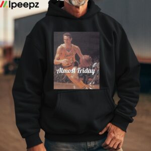 Jerry West Almost Friday Photo Logo Shirt